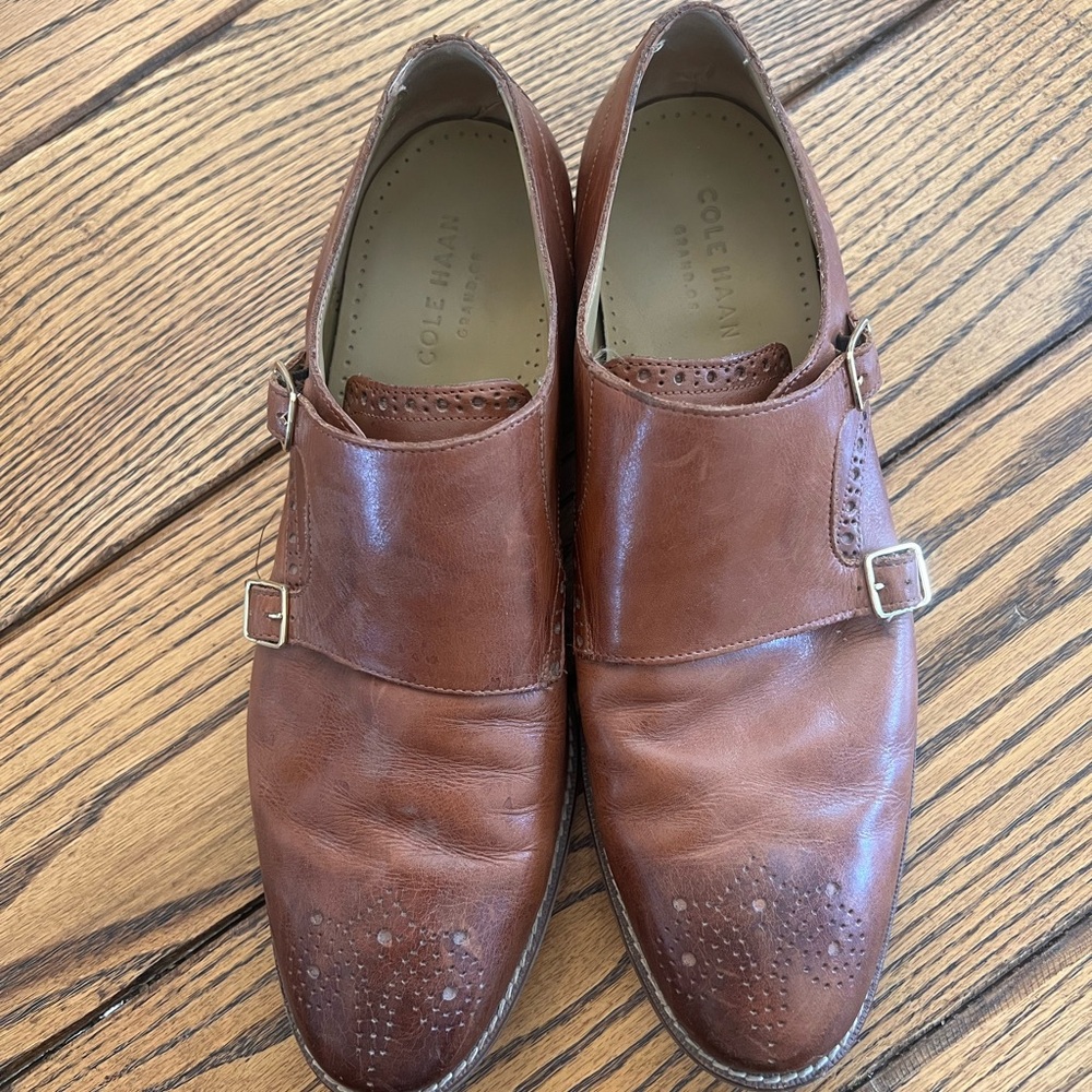 Cole Haan Brown Leather Oxford Shoes